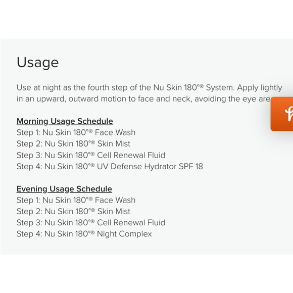 Nu Skin 180 Night Complex 1oz $83 NEW - Picture 5 of 5